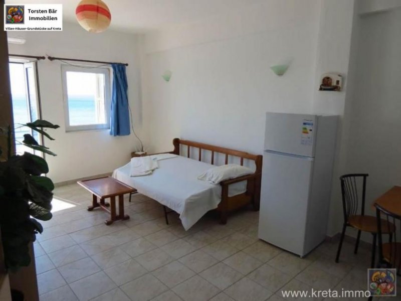 Makrigialos Kreta, Makrigialos 2 Wohnungen direkt am Strand zu verkaufen Wohnung kaufen